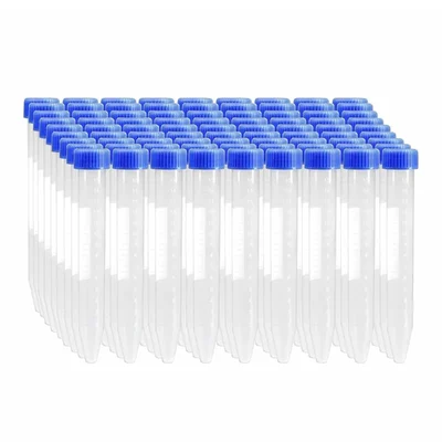 Pack Of 80 Pcs Bello 15ml Centrifuge Tube With Conical Bottom and Graduated Marks For Labs