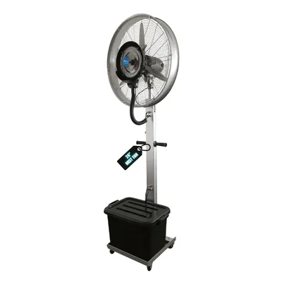 RYNA Heavy Duty 26 Inches Trolley Type Mist Fan With 40 Liters Water Tank Capacity