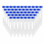 Bello 70pcs Centrifuge Conical Bottom Tubes of 15ml Capacity & 120mmX15mm Size with Graduation Marks and Screw Caps