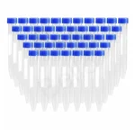 SBT 70 pcs 15ml 120mmX15mm Centrifuge Conical Bottom Tubes with Graduation Marks and Screw Caps