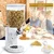 Single Cup 3.5 Ltr Cereal Dispenser for Hotels and Restaurants Buffet, White Colour