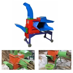 Chaff Cutter/Grass Cutter and Hammer Mill with 3HP, 100-500 kg per hr
