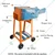 Hari Oum Chaff/Grass/Chara Cutter With 2 HP Motor & 1 Year Warranty, 600 Kg/hr