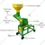 Chaff Cutter/Pulverizer Machine With 3HP Motor, 1500-2000 Kg/hr Capacity