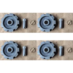 Pack of 4 Wheel Set for Both Indian and Chinese Model Chaff Cutter