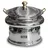 Hammered Stainless Steel Silver Round 8ltr Chafing Dish with Lid (Pack-Pack of 4)