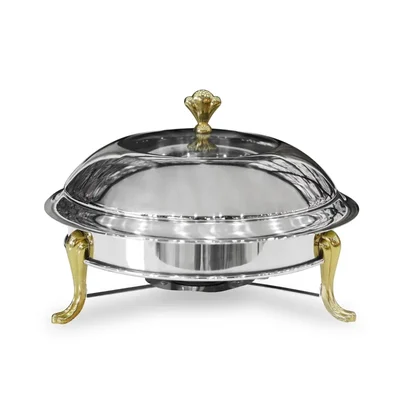 1.5 litre Stainless Steel Chafing Dish for Barbeque, Camping and Trips
