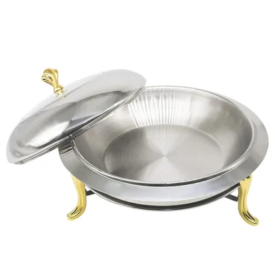 2 litre Stainless Steel Chafing Dish for Barbeque, Camping and Trips