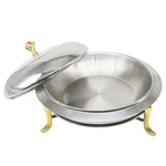 2 litre Stainless Steel Chafing Dish for Barbeque, Camping and Trips 