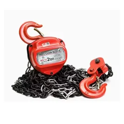 Boltz 2 Ton Double Fall Chain Pulley Block , 6 Meter Standard Lift & 6 mm Load Chain