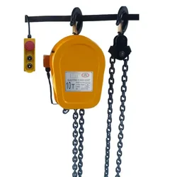 HT 10 Ton 3 Phase Electric Chain Hoist With 3 HP Motor, 10 mm Dia & 6 Meter Standard Lifting Height