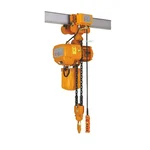 HT 2 Ton 3 HP Electric Chain Hoist, 6 Meter x 10 mm Load Chain With Electric Trolley for Horizontal Movement