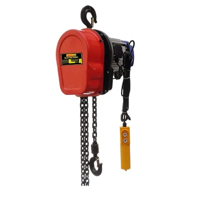 Crossbee 1 Ton Single Phase Electric Chain Hoist With 3 Meter & 6 mm Load Chain, 3 Meter Standard Lift-Single Fall