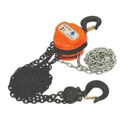 Spear 2 Ton Chain Pulley Block With 3 meter Standard Lift, 6 mm Load Chain- Double Fall