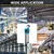 Steeledge 3 Ton Spur Gear Chain Pulley Block with 3 Meter Standard Lift, G80 Alloy Steel Load Chain - 1 Year Warranty
