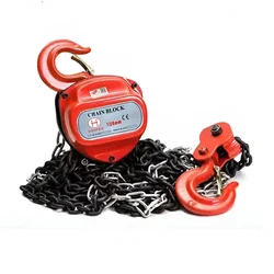 Hoipro 10 Ton Alloy Steel Chain Pulley Block With 3 Meter x 10 mm Dia Load Chain-3 Meter Standard Lift 