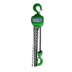 Turtle 1 Ton Chain Pulley Block With 12 Meter Standard Lifting Height,6 mm Load Chain, Single Fall