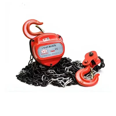 Hoipro 1 Ton Alloy Steel Chain Pulley Block With 6 Meter x 6 mm Dia Load Chain-6 Meter Standard Lift (Single Fall)