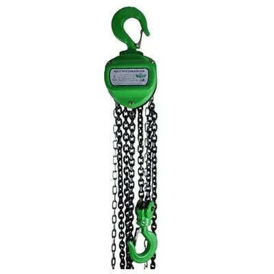 Turtle 5 Ton Chain Pulley Block With 12 Meter Standard Lifting Height, 10 mm Load Chain, Double Fall