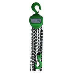 Turtle 3 Ton Chain Pulley Block With 6 Meter Lifting Height, 6 meter & 8mm Load chain, Double Fall