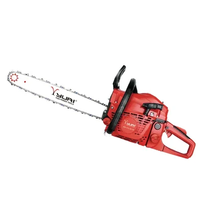 YURI YW-CN-X2-22, 58-cc, Petrol Chainsaw with 22 inch Guide Bar for Tree Cutting, Wood Logging and Landscaping
