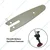 Heavy Duty 6 Inch Chainsaw Guide Bar For Battery Operated Chainsaw