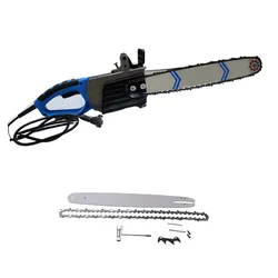 Economy 2200 watt Electric Chainsaw Machine | 16 inch Guide Bar | with Free Accessories