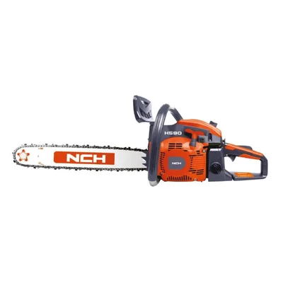 NCH H590, 58cc 2-Stroke Petrol Chainsaw with 18 inch Guide Bar for Felling/Cutting Trees, Logging Woods