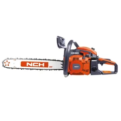 NCH H590, 58-cc Petrol Chainsaw Machine with 22 inch Guide Bar | 2.5 kw, 2-stroke Engine