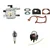 Petrol Chainsaw Spare Part Combo (Carburetor, Packing Gasket Set, Spark Plug and Carburetor Bubble) for 58 cc Chainsaw