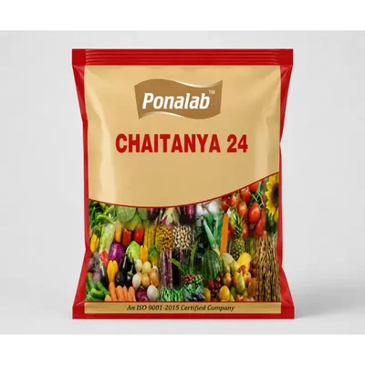 PONALAB CHAITANYA 24 Bio-Fungicide Powder (5 kg) CFU 5x10^7 cells/gm Pseudomonas Fluorescens, PGPR Plant Growth Promoter