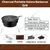 STARCAVE Charcoal Portable Katora Barbeque Grill, Dia 37 cm