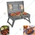 Skyline ‎VTL-4800 Charcoal Barbeque Briefcase with 8 Skews With 1 Year Warranty