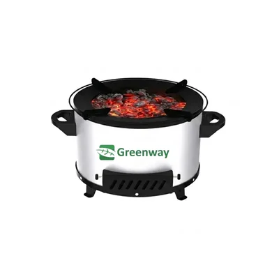 Greenway Ember Charcoal Cooking Stove, Ideal for Household, Small Business Outdoor Cooking, Camping, Barbecue & Grilling