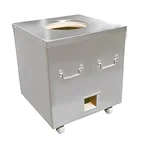 Premium Quality 32 X 32 X 36 Inch Stainless Steel Square Shape Charcoal Tandoor