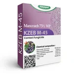 Katyayani KZEB M-45 Mancozeb 75% WP Contact Fungicide for controlling all Fungal Infections on Leaves Blast of Paddy
