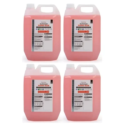 4 Pcs of Chemtex (5 Liter x 4 pcs) Alstasan Hand Rub Hand Sanitizer