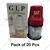 GLP SPECTRA 20 Pcs 650ml Cherry Color Kitchen Chopper, 300 W