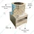 Made in India Commercial 3 Birds Chicken De-feathering Machine with 0.5HP Crompton Motor