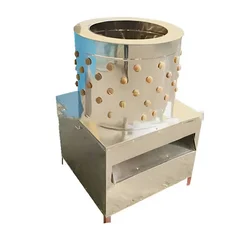 Made in India Commercial 5 Birds Chicken De-feathering Machine with 1HP Crompton Motor
