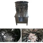 Made in India Commercial Chicken Feather Plucking/Cleaning Machine, 3 Birds, Without Motor