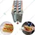 Commercial Gas Operated Single Burner 10 Tube Egg-Chicken Sausage Roll/Hot Dog Maker with Free Accessories, Aluminium Body
