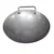SBWG Commercial 16 Inch Round Iron Kadhai For Hotel/Food Stall Usages