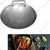 SBWG Commercial 16 Inch Round Iron Kadhai For Hotel/Food Stall Usages