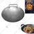 SBWG Commercial 16 Inch Round Iron Kadhai For Hotel/Food Stall Usages