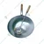 Chinese woks Iron Kadhai with Wooden Handle and Stainless Steel Big Size Ladle(Size-14 inch Dia.)