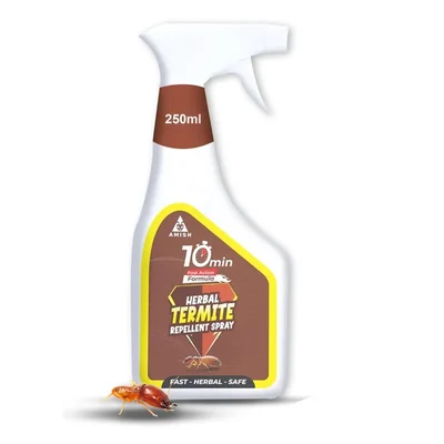 Chipku Amish Herbal Termite Repellent Spray (250ml) Fast Action, Safe, Plant-Based Formula