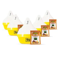 Chipku MAX PLUS Trap with Pheromone Fruit Fly Lure for Bactrocera Dorsalis(Quantity-50 pieces)