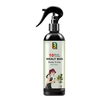Chipku Mealy Bug Herbal Spray (200ml) 10 Minute Formula, Ready-to-Use Plant-Based Insecticide