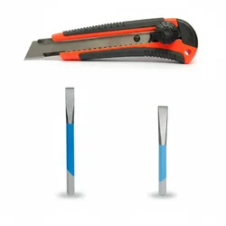 Taparia Octagonal Chisel Combo with 101, 107 Chisels and SK1 Snap Off Cutter for Cutting and Shaping